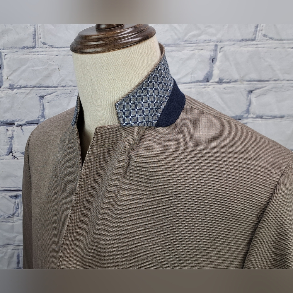 NWT Banana Republic Men's Blazer Sport Coat Tailored Fit Working Cuffs Brown 42R - Picture 11 of 16